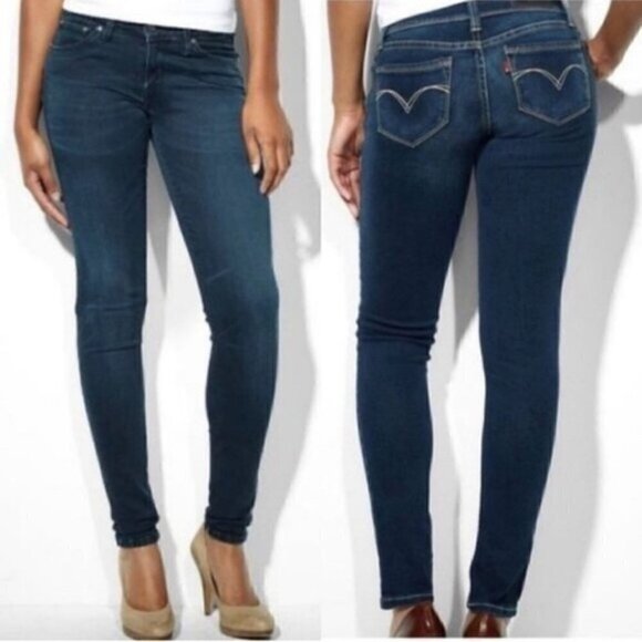 Levi’s Bold Curve Skinny Medium Wash Zip Fly Jeans Size 27 - Picture 1 of 7
